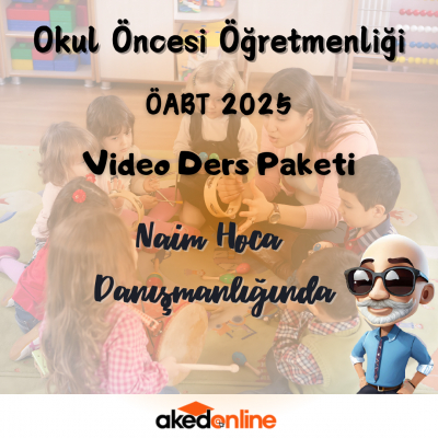Okul Öncesi Öğretmenliği Video Ders Paketi 2025